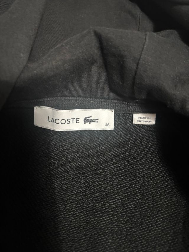 Chaqueta Lacoste negra