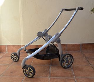 Conjunto Chasis + Capazo + Silla Bebe Confort.