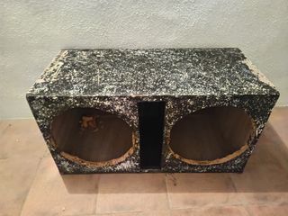 Caja para subwoofer doble