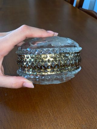 Portagioie vetro vintage anni '60