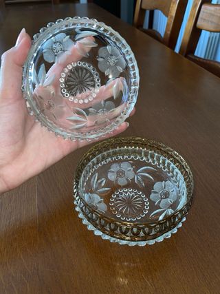 Portagioie vetro vintage anni '60