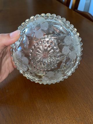 Portagioie vetro vintage anni '60