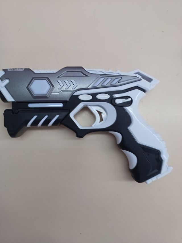 ✅ Jogo de pistola laser OKKIDY x4, jogo para 4 crianças, 6+ anos de idade.