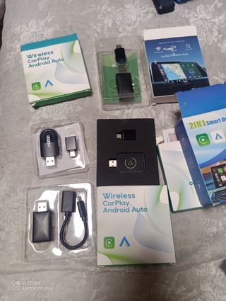 Adaptador USB inalámbric para CarPlay Android Auto