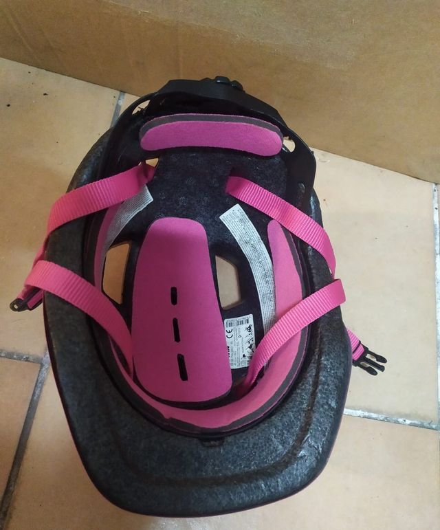 Casco bici B'Twin XS rosa