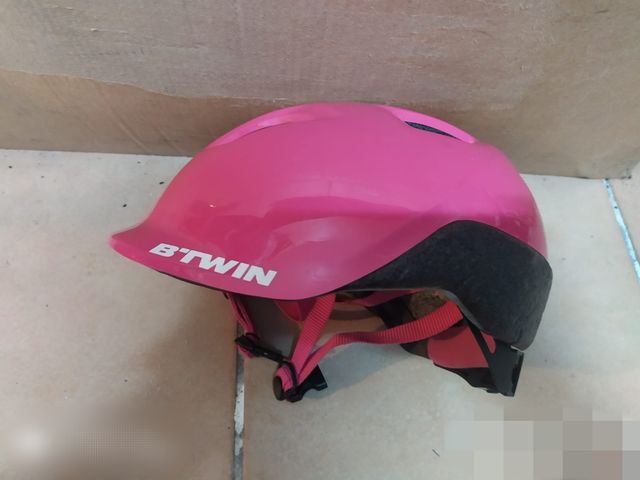 Casco bici B'Twin XS rosa