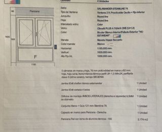 Ventanas Salamander Streamline 78