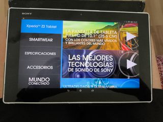 Sony Xperia Z2 Tablet blanca