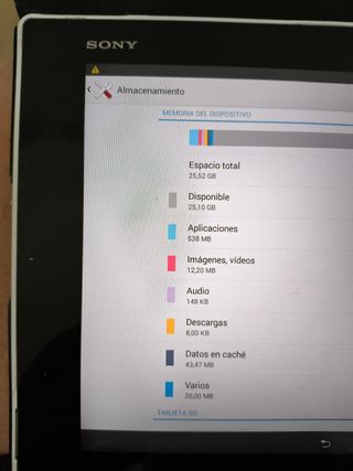 Sony Xperia Z2 Tablet blanca