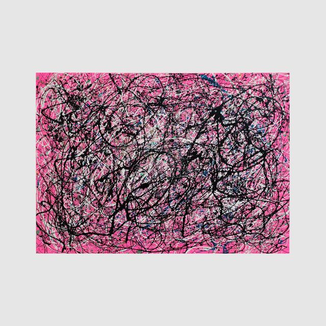 Colección 6 Cuadros Abstractos Lienzo