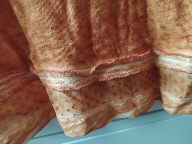 Camiseta Viriato el Corte Ingles manga 3/4 naranja