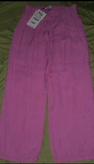 Pantalones niña Zara rosa - 9 años