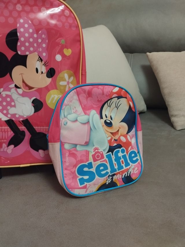 3 Mochilas Minnie Mouse Niña