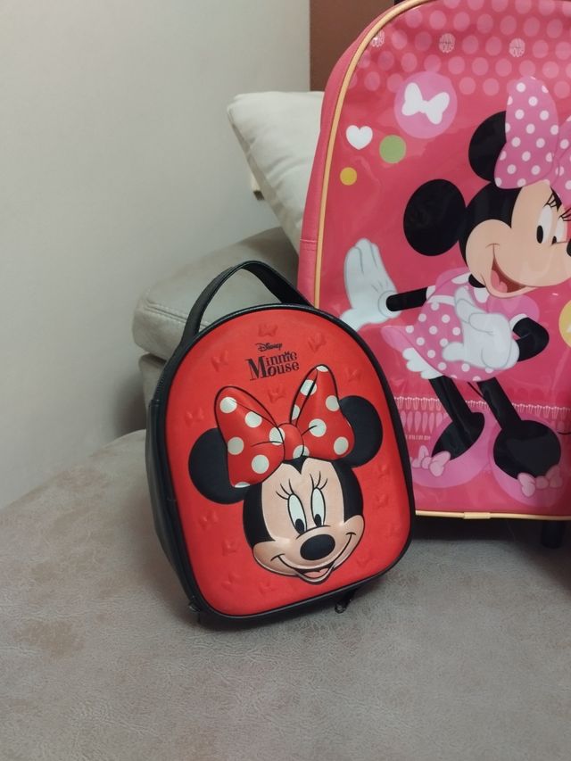3 Mochilas Minnie Mouse Niña