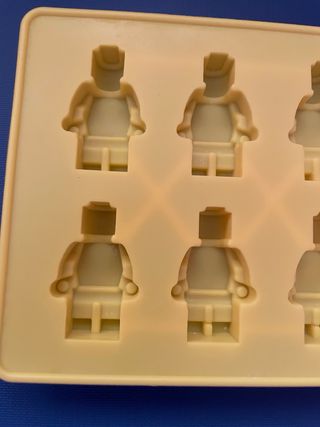 Molde figuras Lego silicona amarilla