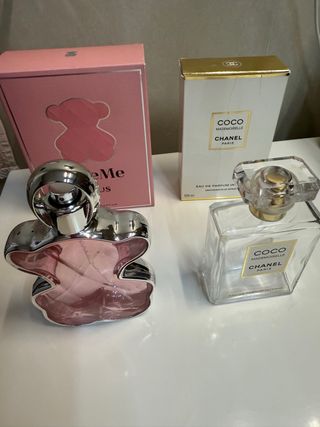 Bote vacío perfumes original con caja 