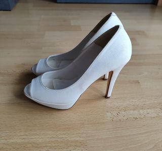 Zapatos novia Remake de Marypaz blancos 38