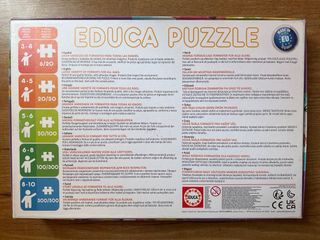 Puzzle Educativo Infantil 2x20 piezas
