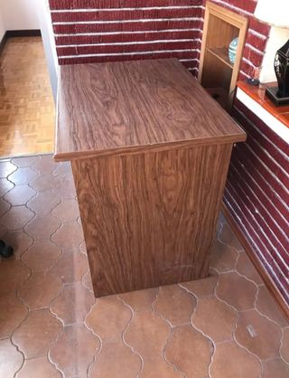 Escritorio madera marrón 80x60