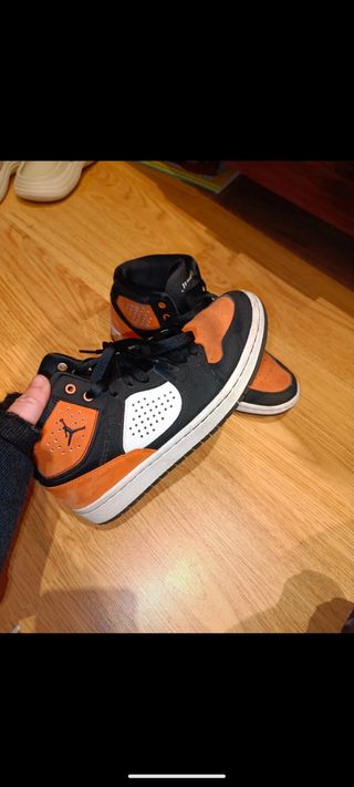 Jordan - Zapatos baloncesto naranja y negro
