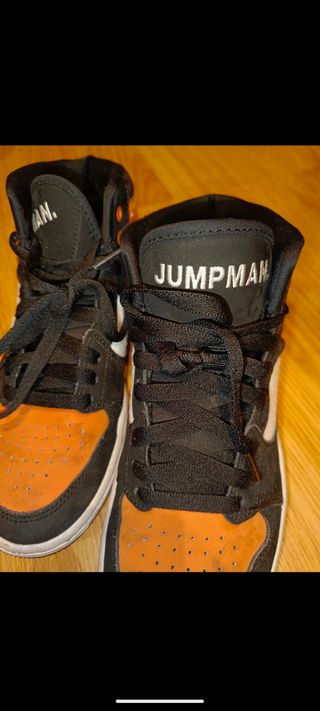Jordan - Zapatos baloncesto naranja y negro