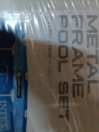 Piscina Intex metal