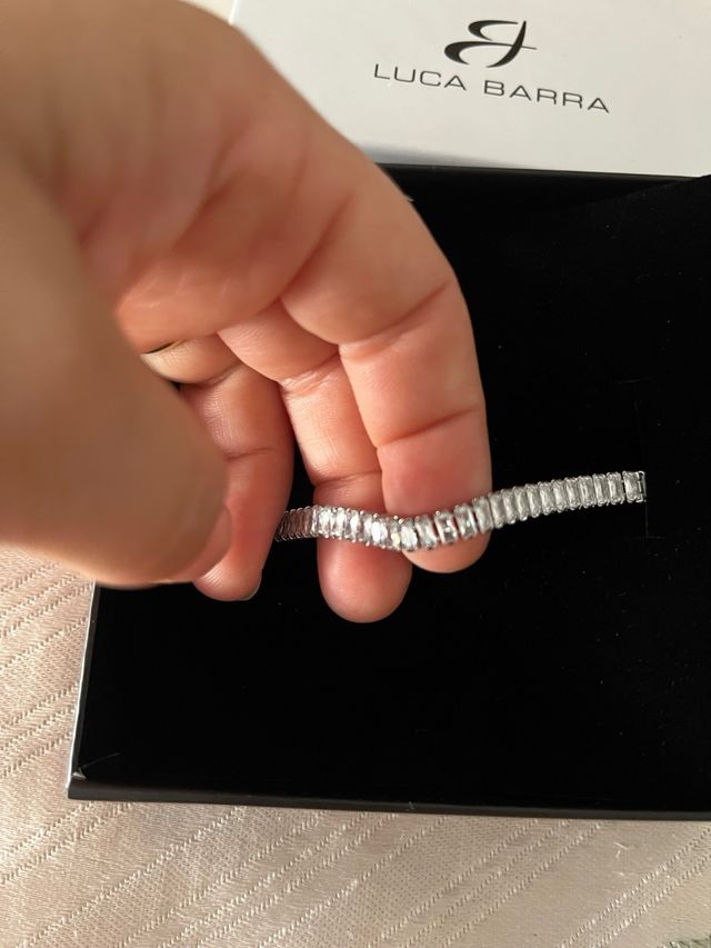 Bracciale Tennis Luca Barra cristalli