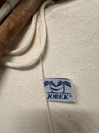 Silla hamaca columpio blanco-madera