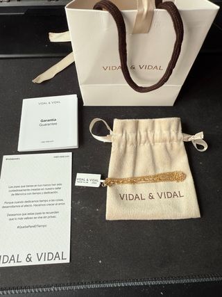 Pulsera VIDAL & VIDAL plata Ley bañada en oro 18K