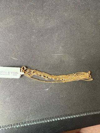 Pulsera VIDAL & VIDAL plata Ley bañada en oro 18K