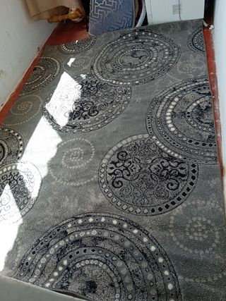 Alfombra gris moderna