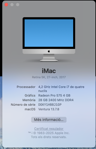 iMac 27" Retina 5K 2017