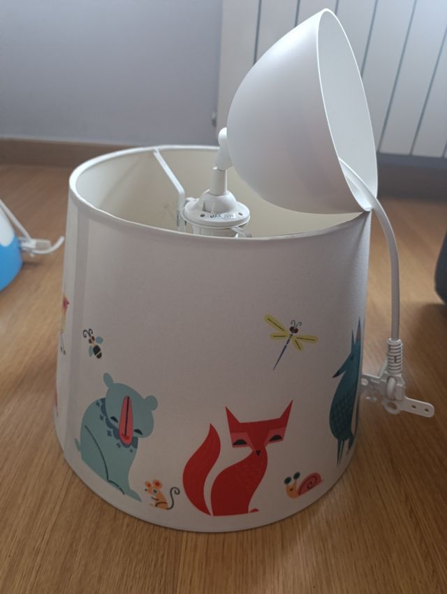 Lámpara infantil animales Y Lámpara nubes