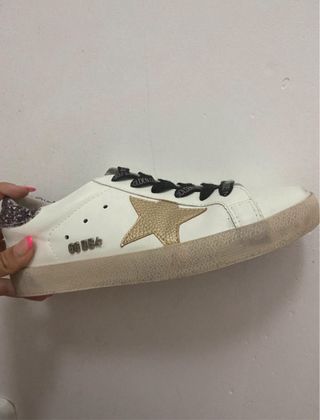 Golden Goose Zapatillas - Blancas y Doradas