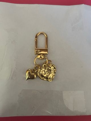 Portachiavi cuori gold per borsa