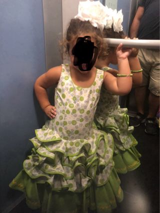 Traje de gitana niña