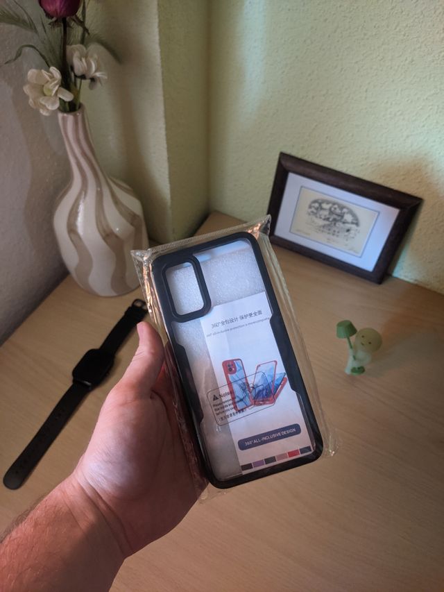 Funda 360° negra – Poco M3 / Redmi 9T / Note 9 4G