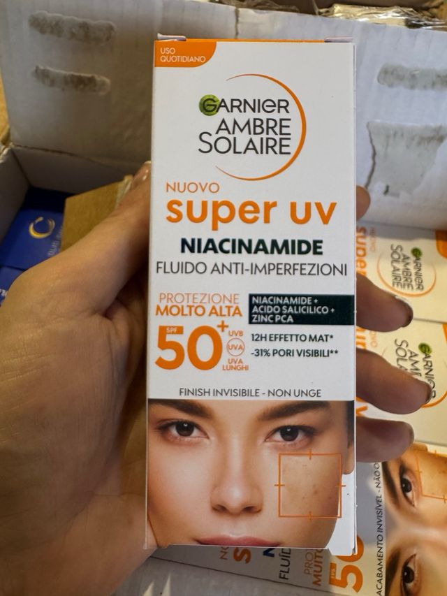 2x Garnier Ambre Solaire Super UV Siero SPF50+ 