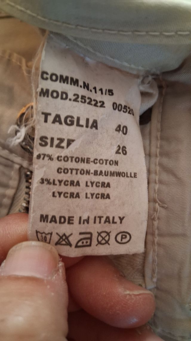 Pantaloni beige donna estivi tg 40 S
