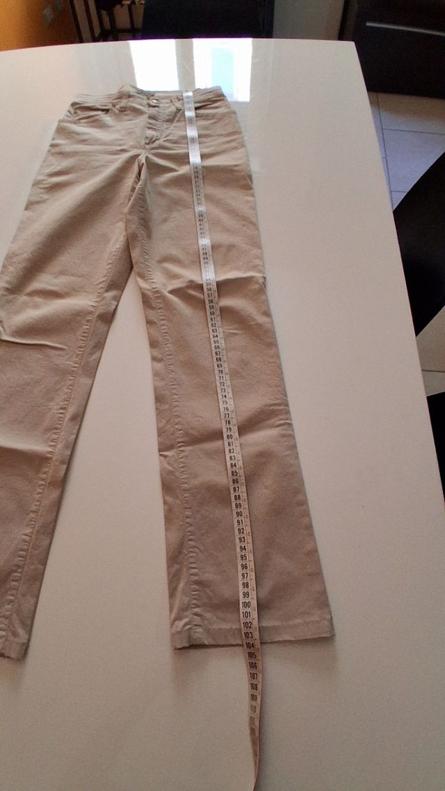 Pantaloni beige donna estivi tg 40 S
