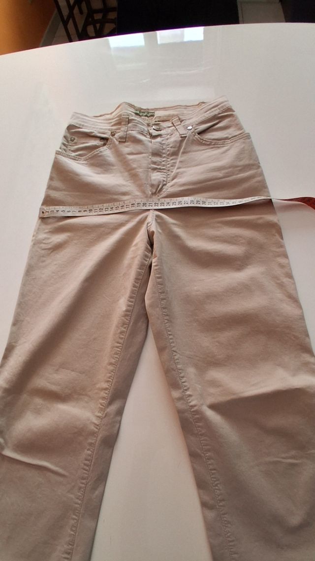 Pantaloni beige donna estivi tg 40 S
