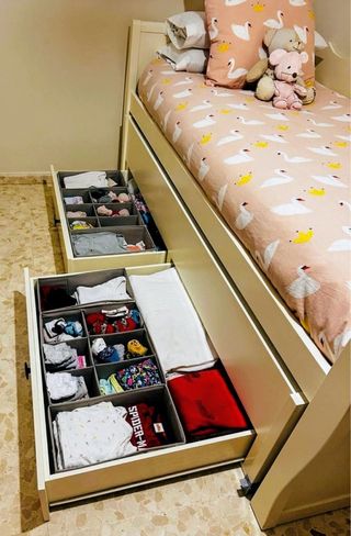 Cama nido doble infantil 90cm.