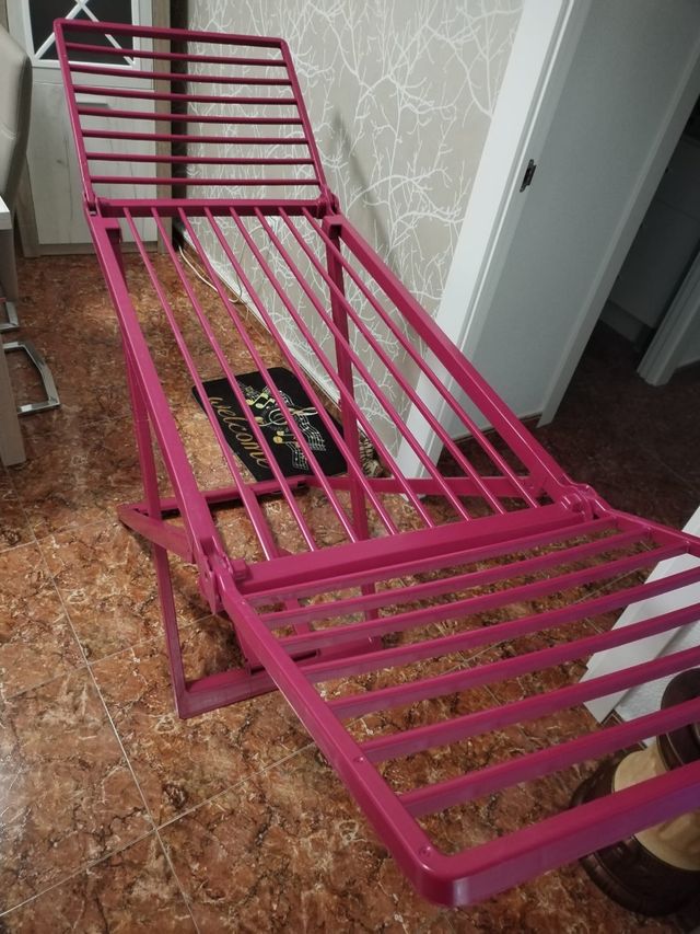Tendedero Plegable fusia
