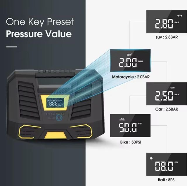 Gonfiatore digitale per compressore d'aria