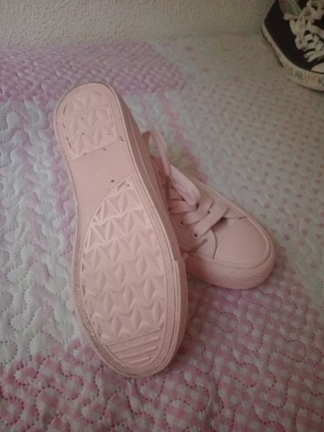 Zapatillas NYC rosa niña - talla 36