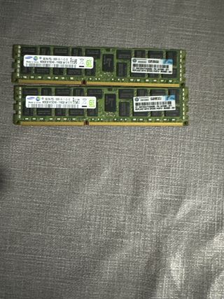 2x 8GB RAM DDR3 Samsung