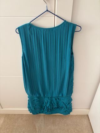 Vestido fiesta turquesa