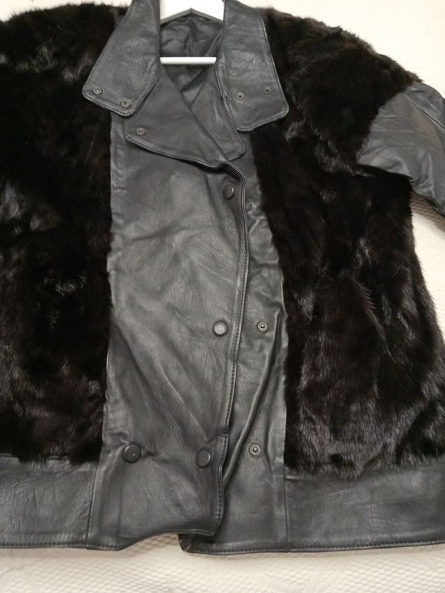Cazadora piel y Pelo