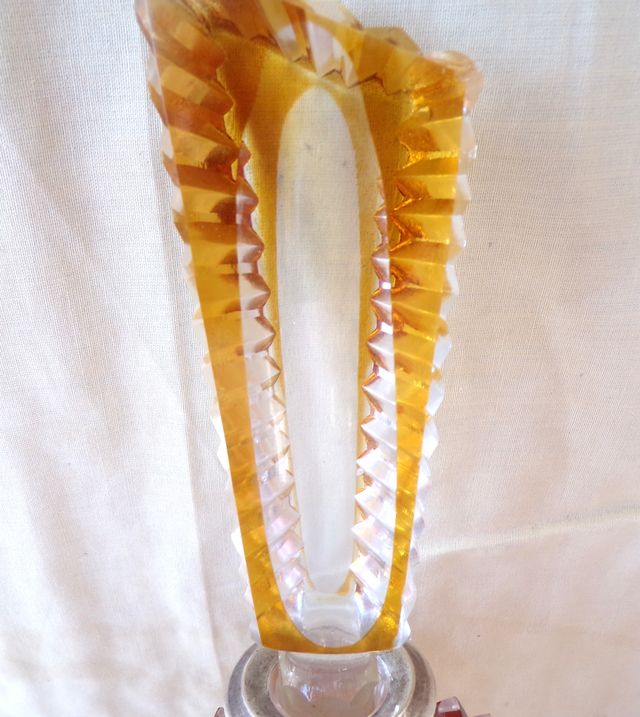 Botella perfume cristal Bohemia