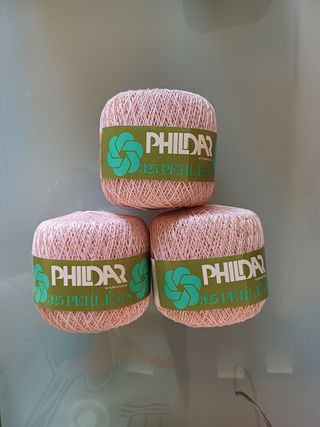 5 Gomitoli di puro cotone filo di scozia n.8.